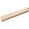 Ekena Millwork 2in. W x 6in. H x 36in. L Yorktown Woodgrain TimberThane Rafter Tail, Primed Tan RFTUR02X06X36YORRCPR - alternate 2